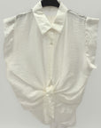 Camicia Smanicata con Bottoni
