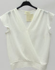 Blusa Donna Incrociata con Scollo a V