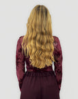 Maglia donna in tulle floreale arricciata