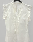 Camicia Donna Smanicata con Rouches