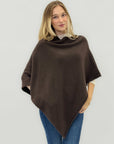 Poncho basic in maglia