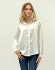 Camicia satinata effetto seta