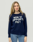 Maglione con Scritta “Non vi sopporto più!”