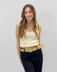 Canotta con scollo