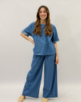 Completo leggero in denim