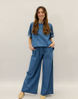 Completo leggero in denim