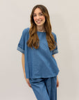 Completo leggero in denim