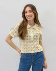 Maglia polo crochet