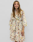 Abito Chemisier in Cotone Fantasia Floreale
