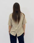 Maglia in cotone a righe taglia comoda