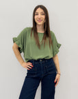 Maglia taglia comoda leggera