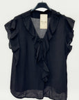 Blusa con Volant e Laccetto