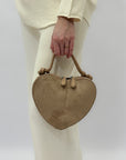 Borsa Cuore Effetto Camoscio – Romantic Chic