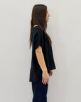 T-shirt taglia comoda con dettaglio dietro