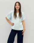 T-shirt taglia comoda con dettaglio dietro