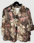 Camicia Fantasia Floreale a Manica Corta