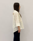 Camicia in pizzo sangallo