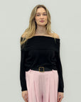 Maglia Off Shoulder in Maglia Morbida