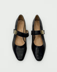 Ballerine Mary Jane con fibbia dorata – Eleganza minimal e comfort assoluto