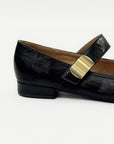 Ballerine Mary Jane con fibbia dorata – Eleganza minimal e comfort assoluto