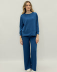 Completo tuta con pantalone ampio