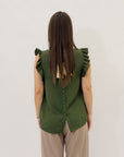 Maglia con maniche volant