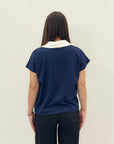 T-shirt polo con colletto