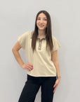 T-shirt polo con colletto