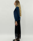 Gonna lunga in raso con pizzo – Eleganza e femminilità