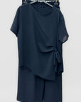 Completo con Maglia Asimmetrico e Pantalone Palazzo