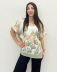 Maglia comoda con disegni
