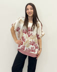 Maglia comoda con disegni