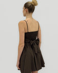 Abito Corto con Spalline Sottili
