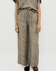 Completo Effetto Lino con Pantalone Palazzo