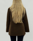 Cappotto in velluto a coste con maxi bottoni – Eleganza e comfort