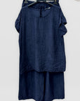 Completo Effetto Lino con Pantalone Palazzo