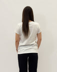 T-shirt in cotone con scritta "monday"