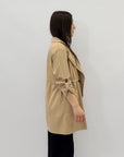 Giacca trench aperta