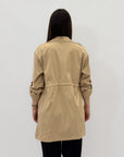 Giacca trench aperta