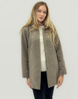 Cappotto corto in bouclé – Stile minimal e comfort