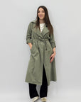 Giacca trench lungo