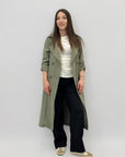 Giacca trench lungo