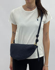 Borsa a tracolla in suede