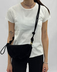 Borsa a tracolla in suede