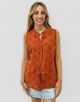 Camicia Smanicata Iris in Sangallo 100% Cotone