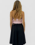 Top Bustier a Pois con Coppe Preformate
