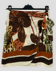 Gonna Pareo Tropical Stampa Botanica
