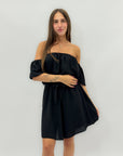 Abito con maniche palloncino