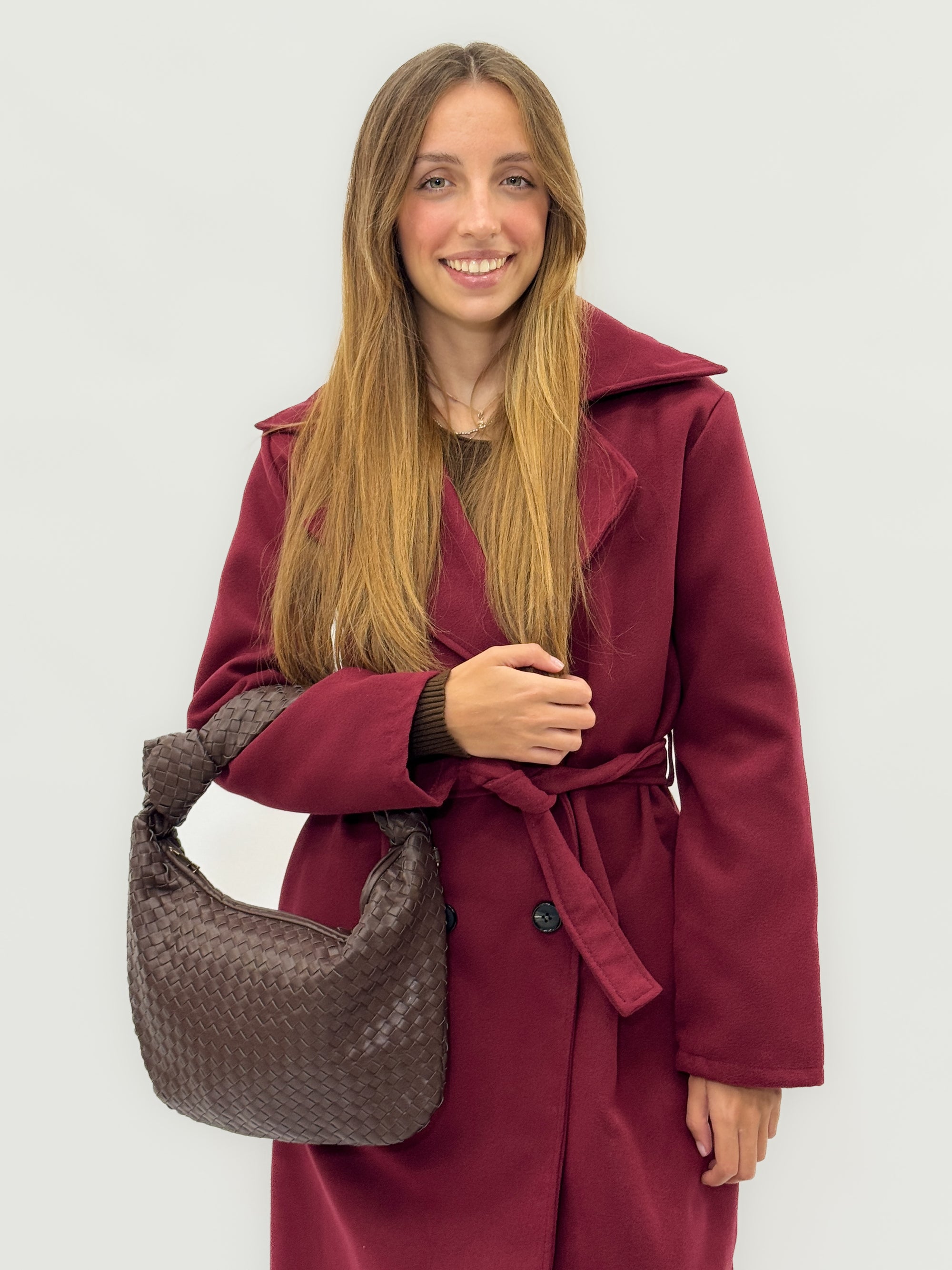 Borsa intrecciata in ecopelle – Stile e praticità