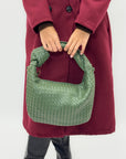 Borsa intrecciata in ecopelle – Stile e praticità